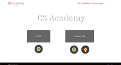 Desktop Screenshot of csacademy.in